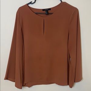 Brown blouse